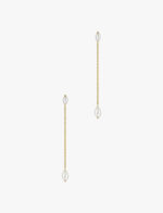 Long Pearl Shower Earrings